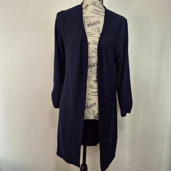 Burn out Striped Sweater - Picture 1 of 8